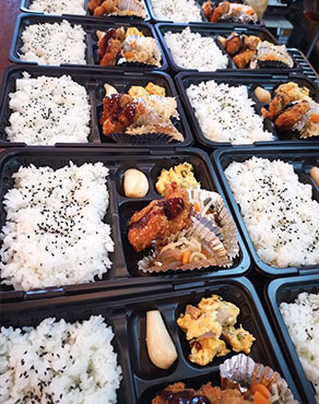 子ども食堂・コミュニティ食堂「さわやか食堂」第七十六回目開催時の様子
