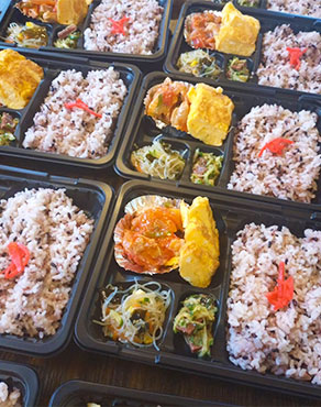 子ども食堂・コミュニティ食堂「さわやか食堂」第七十七回目開催時の様子